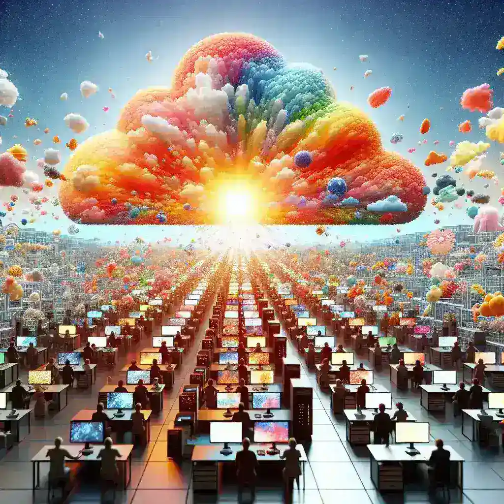 "Cloud rendering interface of RunDiffusion, showcasing high-performance graphics processing for digital content creation."