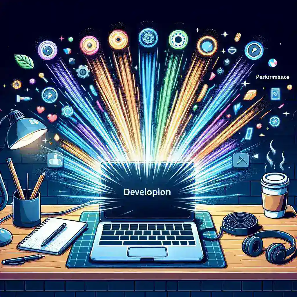"Essential browser extensions for developers showcased in a productivity-boosting image, featuring icons of popular tools like GitHub, VS Code, and Chrome DevTools on a digital workspace background."
